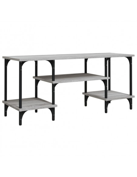 Mobile Porta TV Grigio Sonoma 102x35x45,5 cm Legno Multistrato