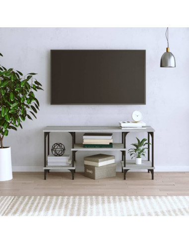 Mobile Porta TV Grigio Sonoma 102x35x45,5 cm Legno Multistrato