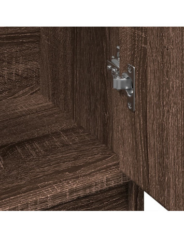 Mobile Lavabo Rovere Fumo 63x29x55 cm in Truciolare