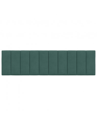 Cuscino Testiera Verde Scuro 180 cm in Velluto