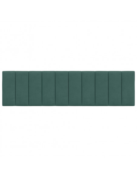 Cuscino Testiera Verde Scuro 180 cm in Velluto