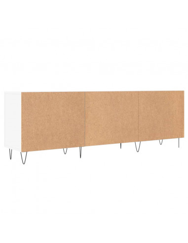 Mobile Porta TV Bianco 150x30x50 cm in Legno Multistrato