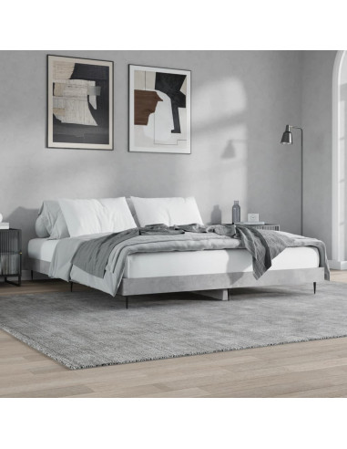 Giroletto Grigio Cemento 160x200 cm in Legno Multistrato