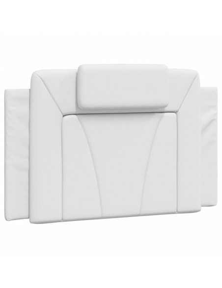 Cuscino Testiera Bianco 80 cm in Similpelle