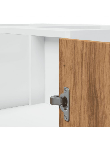 Armadietto Cucina Rovere Artigianale 75,5x75,5x81,5 cm in Legno