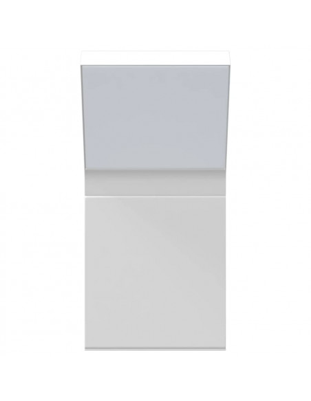 Applique per Esterni con LED 2 pz Bianche Alluminio Pressofuso