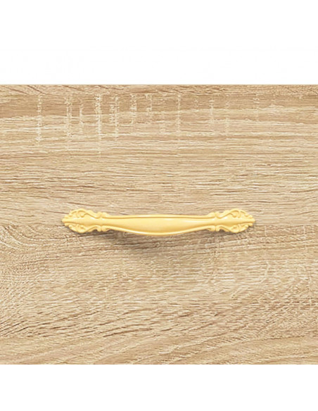 Credenza Rovere Sonoma 69,5x31x115 cm in Legno Multistrato