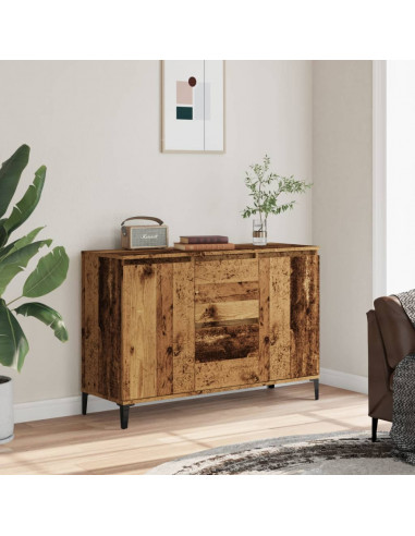 Credenza Legno Antico 102x35x70 cm in Legno Multistrato