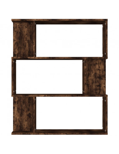 Libreria/Divisorio Rovere Fumo 80x24x96 cm in Legno Multistrato