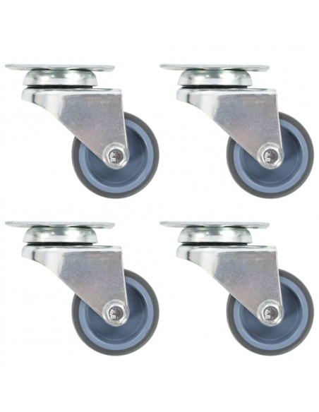 Ruote Girevoli Gemellate 4 pz 50 mm