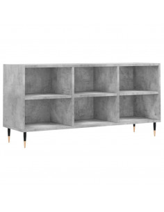 Mobile per TV Grigio Cemento 103,5x30x50 cm Legno Multistrato 2