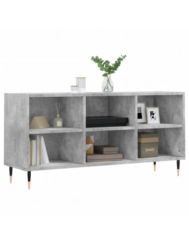 Mobile per TV Grigio Cemento 103,5x30x50 cm Legno Multistrato