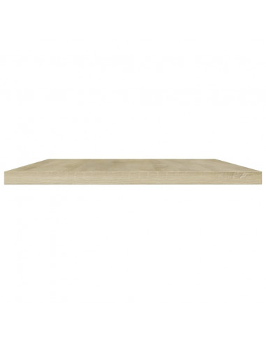 Ripiani per Libreria 4pz Rovere Sonoma 60x40x1,5cm Multistrato