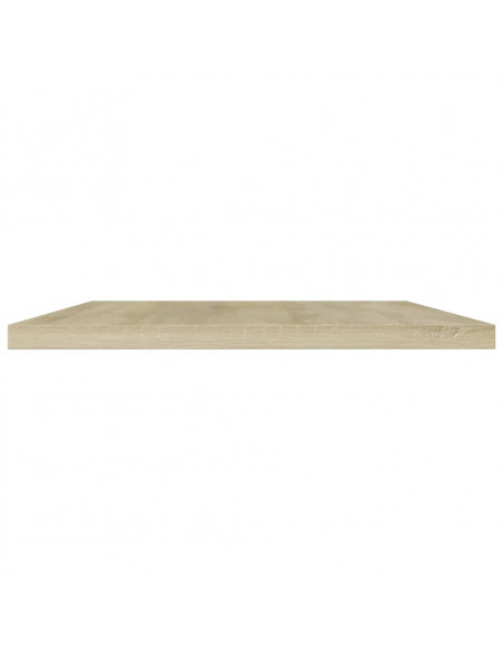 Ripiani per Libreria 4pz Rovere Sonoma 60x40x1,5cm Multistrato
