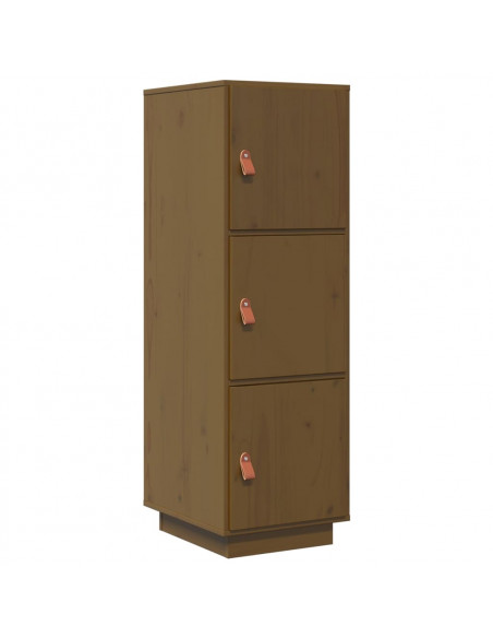 Credenza Miele 34x40x108,5 cm in Legno Massello di Pino