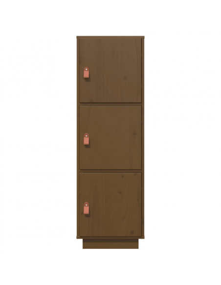 Credenza Miele 34x40x108,5 cm in Legno Massello di Pino