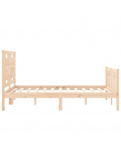 Giroletto con Testiera 140x190 cm in Legno Massello 2