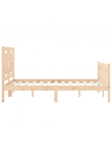 Giroletto con Testiera 140x190 cm in Legno Massello