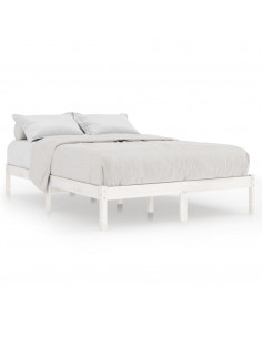 Giroletto Bianco in Legno Massello di Pino 200x200 cm 2