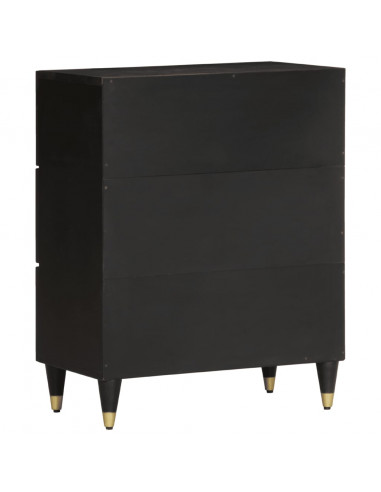 Credenza 60x33x75 cm in Legno Massello di Mango