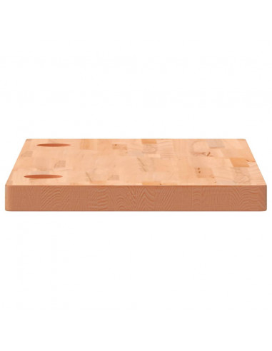 Piano Scrivania 110x55x4 cm in Legno Massello di Faggio