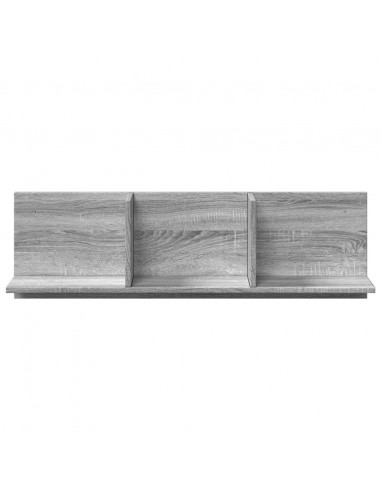 Mobile a Parete 100x16,5x30 cm Grigio Sonoma in Truciolato