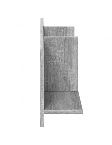Mobile a Parete 100x16,5x30 cm Grigio Sonoma in Truciolato