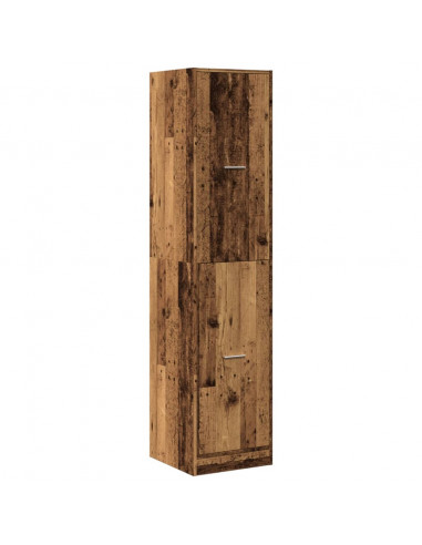 Armadietto da Farmacia Legno Vecchio 40x41x174,5 cm Truciolato