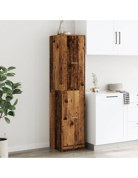 Armadietto da Farmacia Legno Vecchio 40x41x174,5 cm Truciolato