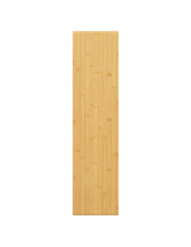 Scaffale a Parete 80x20x2,5 cm in Bambù