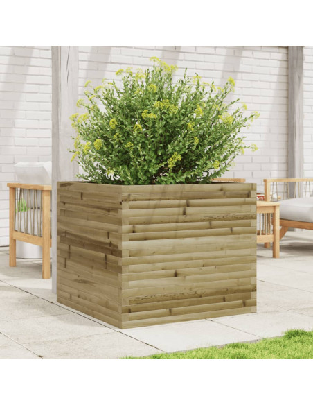 Fioriera da Giardino 80x80x68,5 cm in Legno di Pino Impregnato