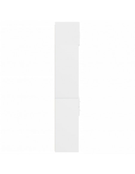 Mobile Portaoggetti Bianco 70x42,5x225 cm in Truciolato