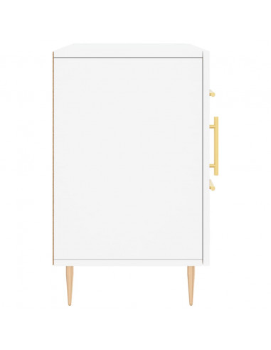 Credenza Bianca 100x36x60 cm in Legno Multistrato