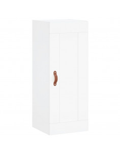 Credenza Bianca 34,5x34x180 cm in Legno Multistrato 2