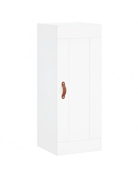 Credenza Bianca 34,5x34x180 cm in Legno Multistrato