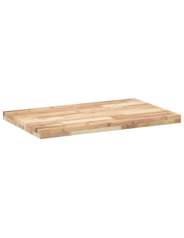 Piano Scrivania Non Trattato 160x50x4cm Legno Massello Acacia