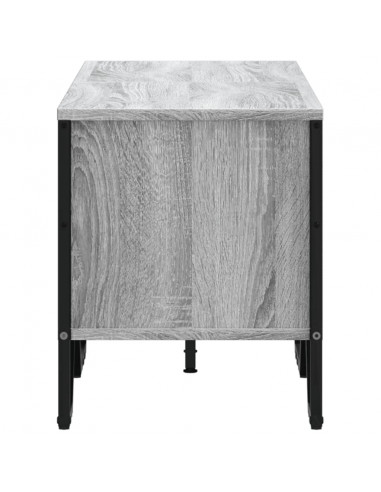 Mobile Porta TV Grigio Sonoma 122x34x41cm in Legno Multistrato