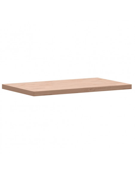 Piano Bagno 100x60x4 cm in Legno Massello di Faggio