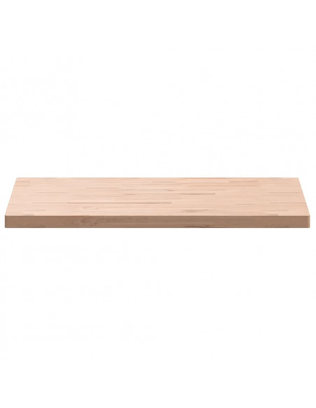Piano Bagno 100x60x4 cm in Legno Massello di Faggio