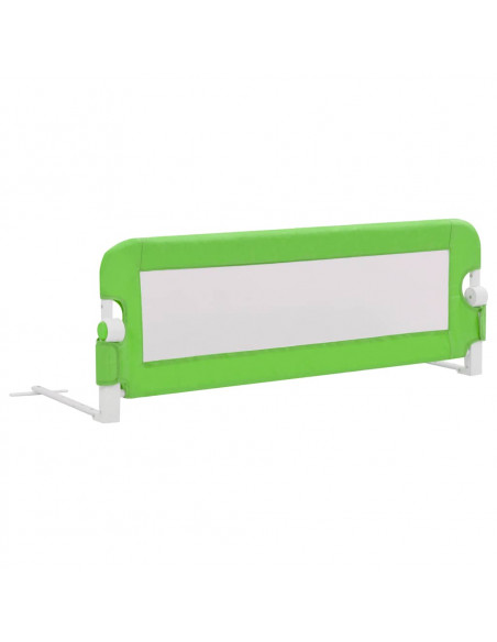 Sponde Letto di Sicurezza Bambini Verde 120x42cm Poliestere