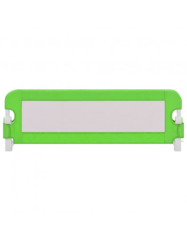 Sponde Letto di Sicurezza Bambini Verde 120x42cm Poliestere
