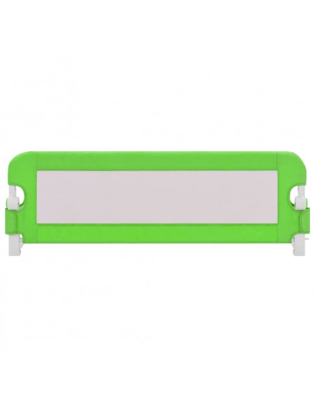 Sponde Letto di Sicurezza Bambini Verde 120x42cm Poliestere