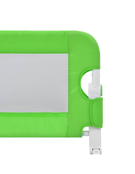 Sponde Letto di Sicurezza Bambini Verde 120x42cm Poliestere