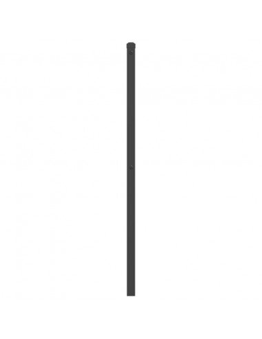 Testiera in Metallo Nero 107 cm