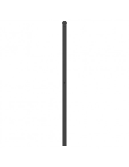 Testiera in Metallo Nero 107 cm