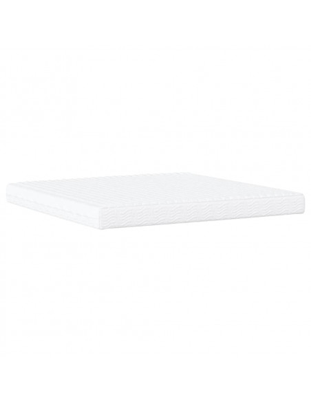 Letto con Materasso Blu 200x200 cm Velluto