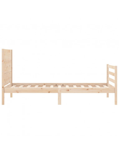 Giroletto con Testiera Small Single in Legno Massello