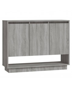 Credenza Grigio Sonoma 97x31x75 cm in Truciolato 2