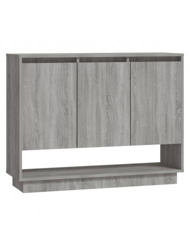 Credenza Grigio Sonoma 97x31x75 cm in Truciolato