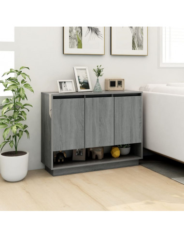 Credenza Grigio Sonoma 97x31x75 cm in Truciolato